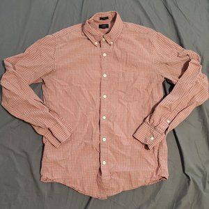 J Crew Factory Adult Mens Small Slim Washed Shirt